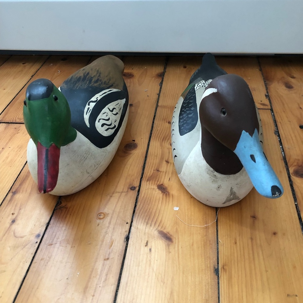 Primitive Antique wooden Ducks
